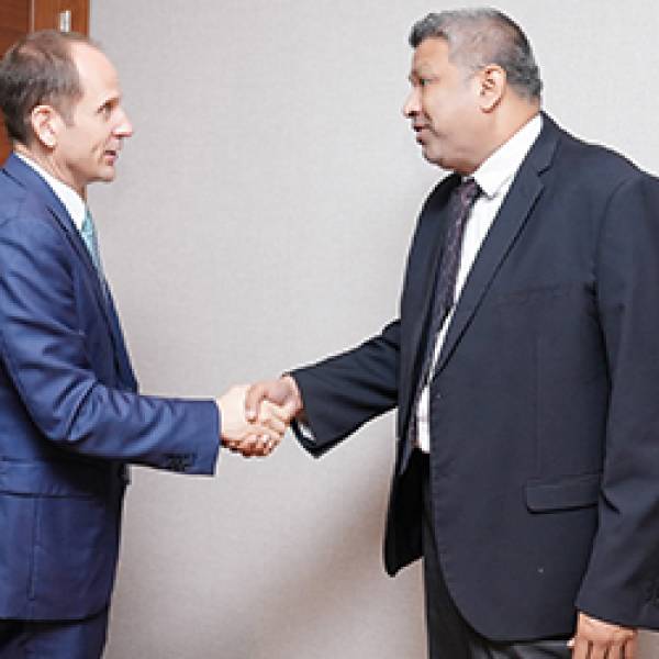 අධිකරණ අමාත්‍යතුමා සහ ශ්‍රී ලංකාවේ කැනඩා මහ කොමසාරිස් අතර සාකච්ඡාවක්